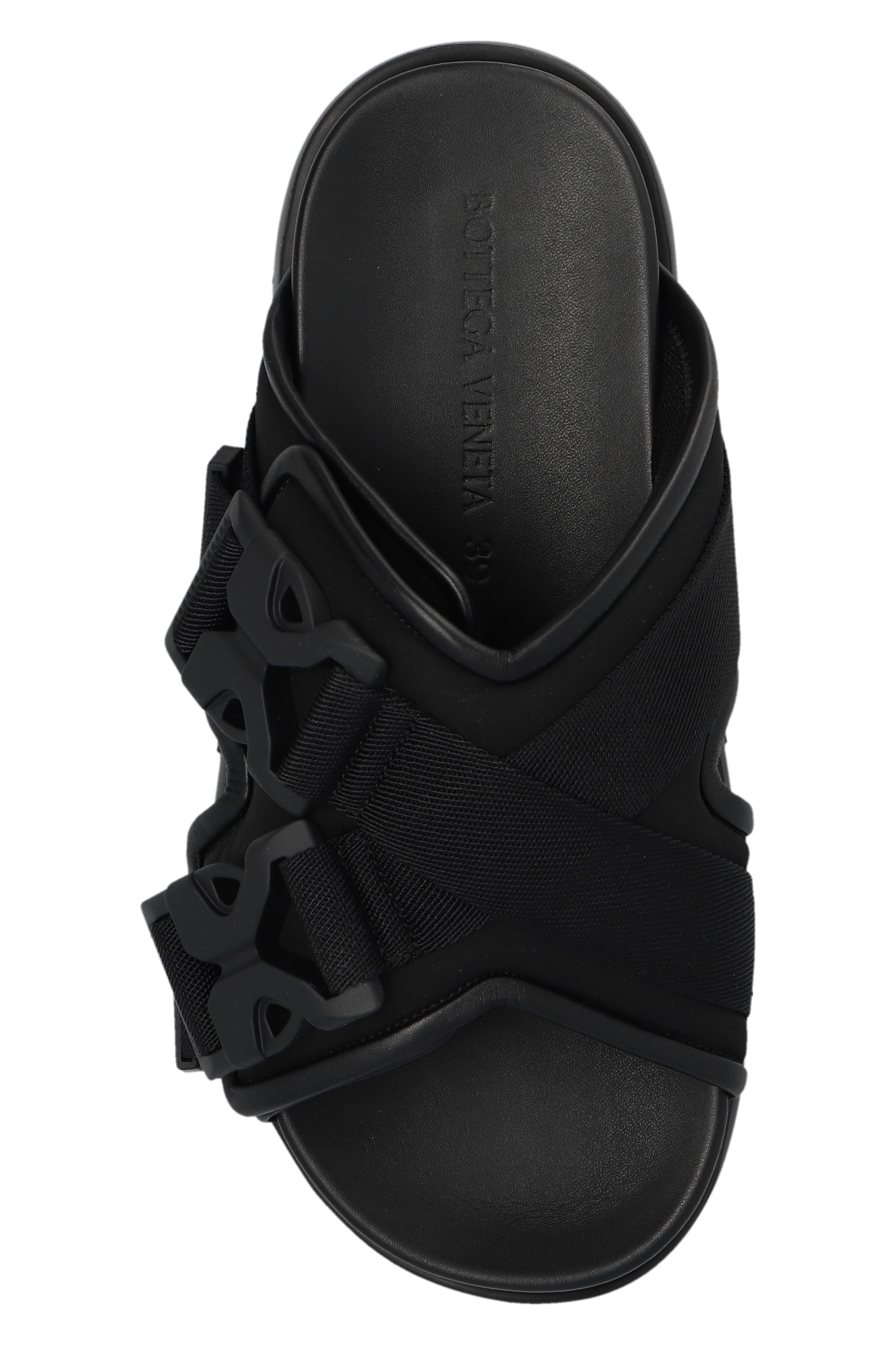 Black 'Snap' slides Bottega Veneta - bottega veneta chain